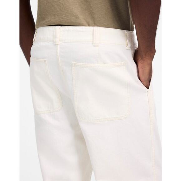 NWT Madewell Patch Pocket Jeans in Summer Denim In Ecru Size 32x32 - Picture 3 of 10